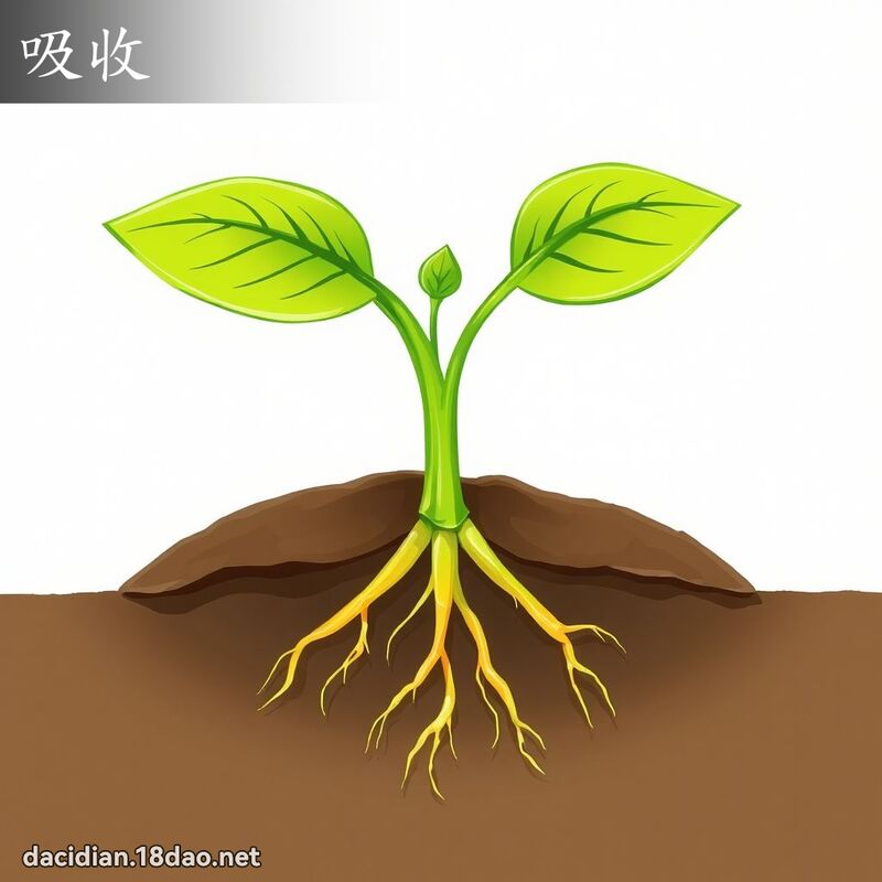 吸收 - 國語大辭典配圖