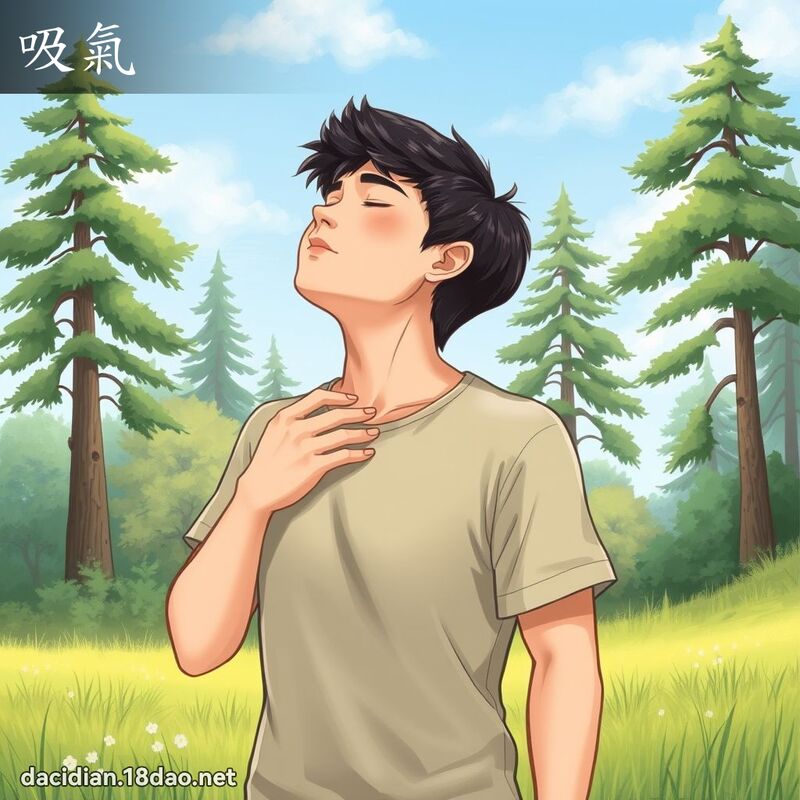 吸气 - 国语大辞典配图