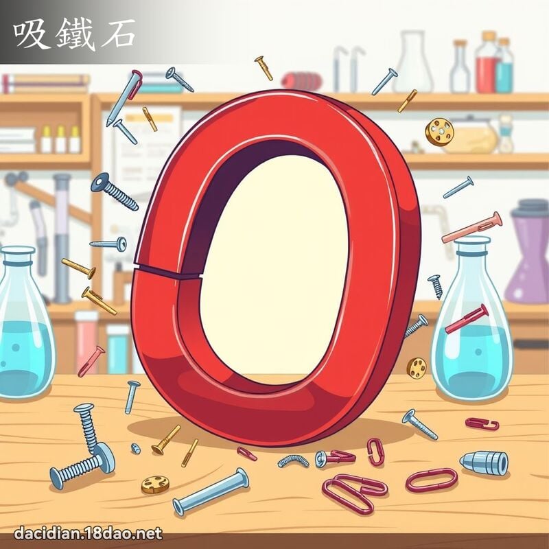 吸铁石 - 国语大辞典配图