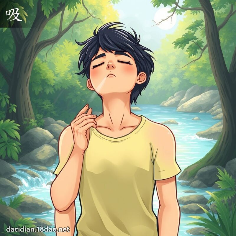 吸 - 国语大辞典配图