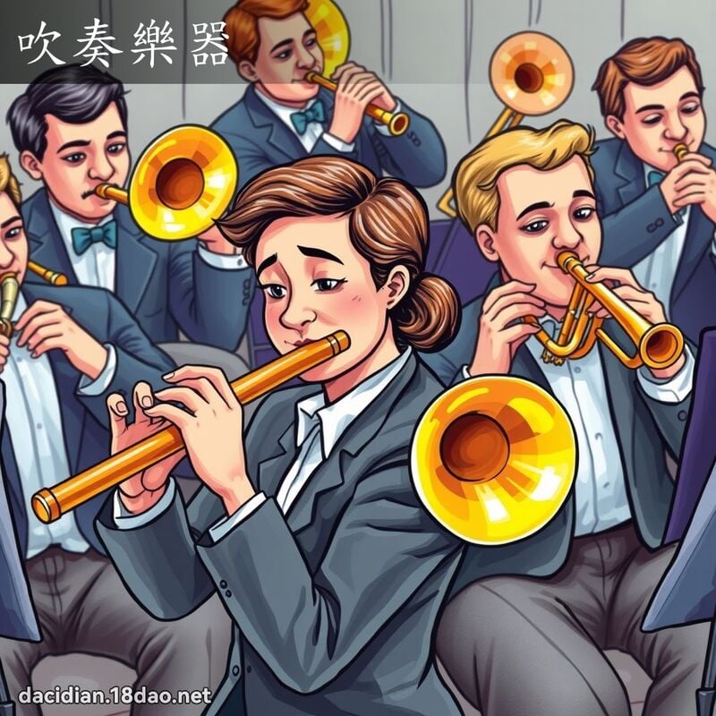 吹奏樂器 - 國語大辭典配圖