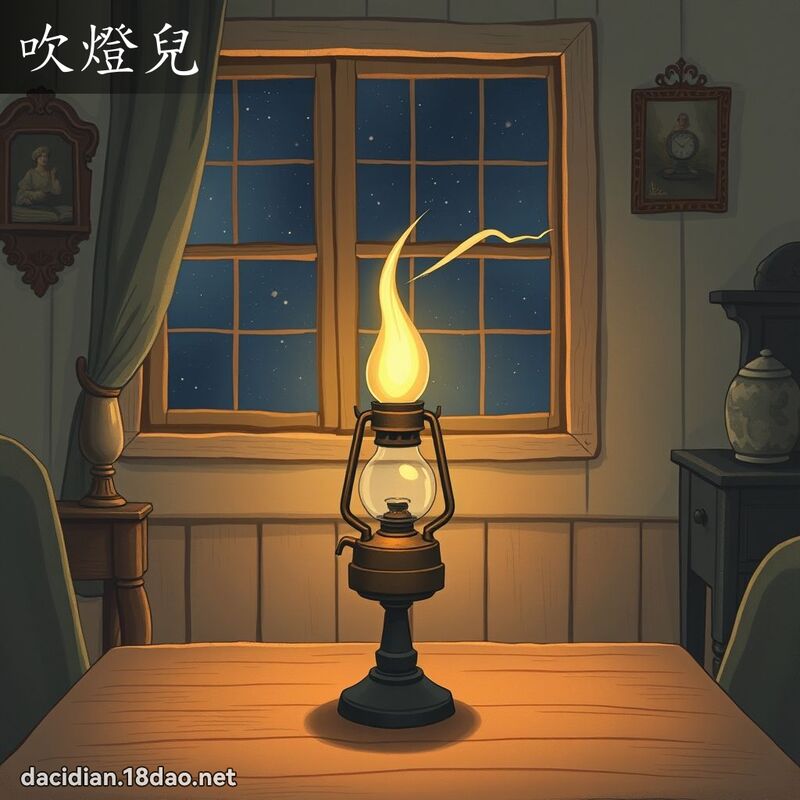 吹燈兒 - 國語大辭典配圖
