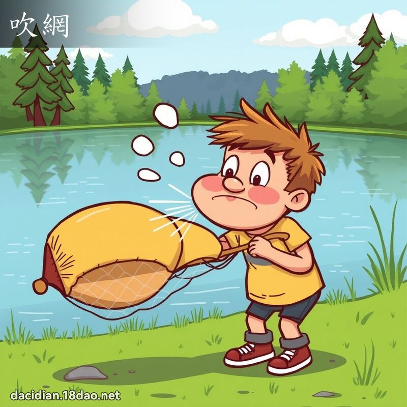 吹網 - 國語大辭典配圖