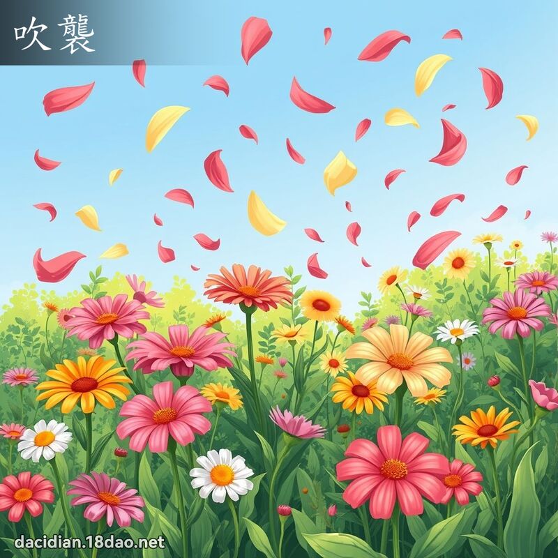 吹襲 - 國語大辭典配圖