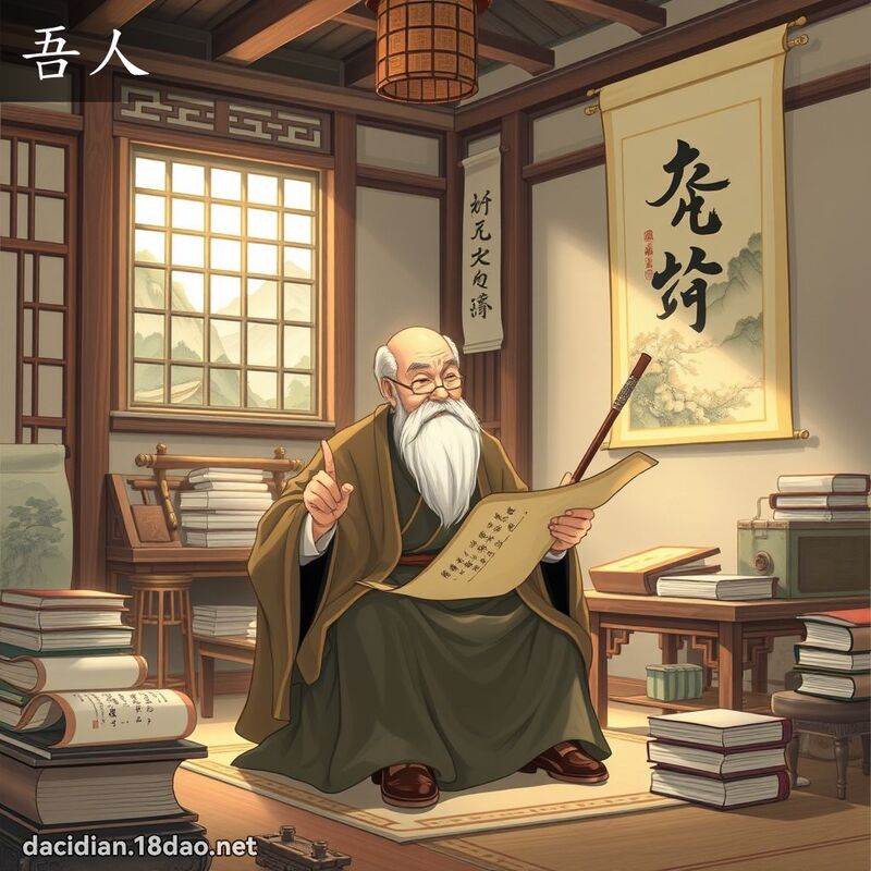 吾人 - 國語大辭典配圖