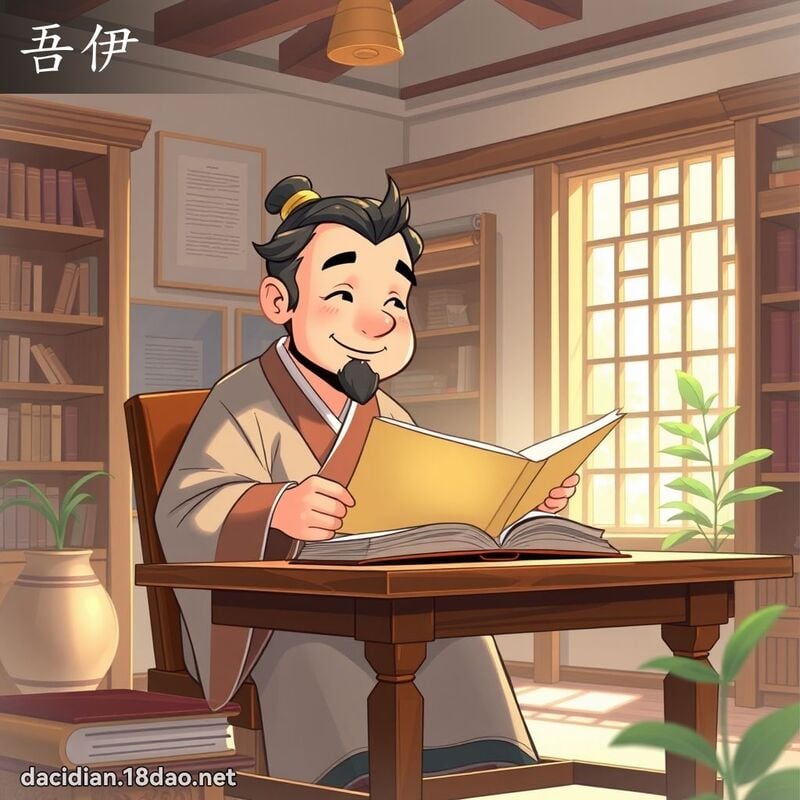 吾伊 - 國語大辭典配圖