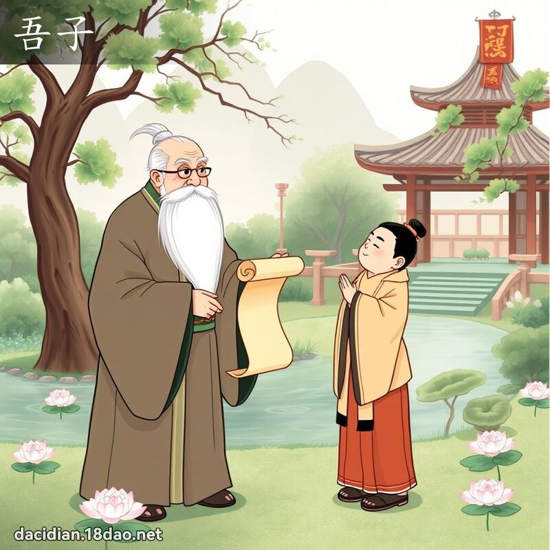 吾子 - 国语大辞典配图