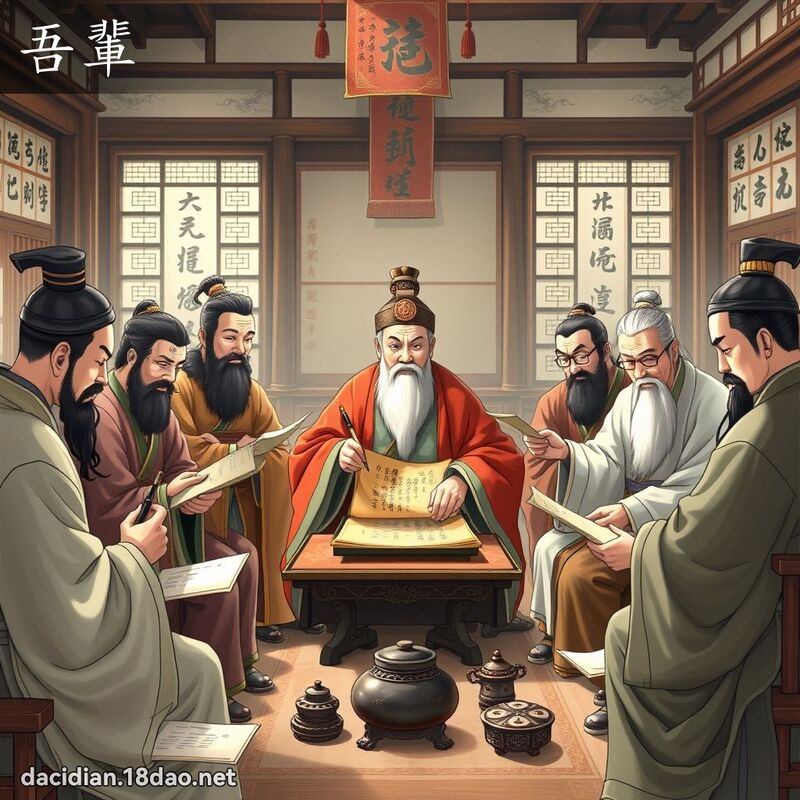 吾輩 - 國語大辭典配圖