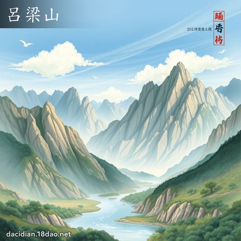吕梁山 - 国语大辞典配图