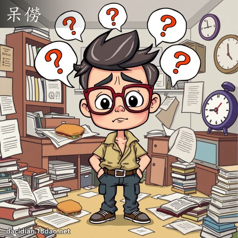 呆僗 - 國語大辭典配圖