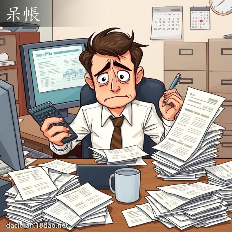 呆帐 - 国语大辞典配图