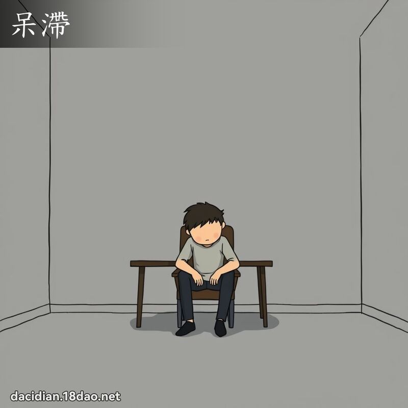 呆滯 - 国语大辞典配图