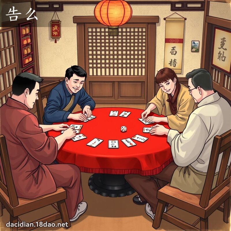 告么 - 國語大辭典配圖