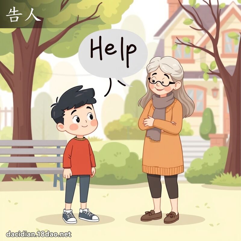 告人 - 國語大辭典配圖