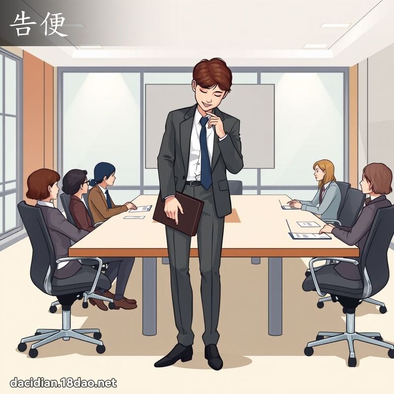 告便 - 國語大辭典配圖