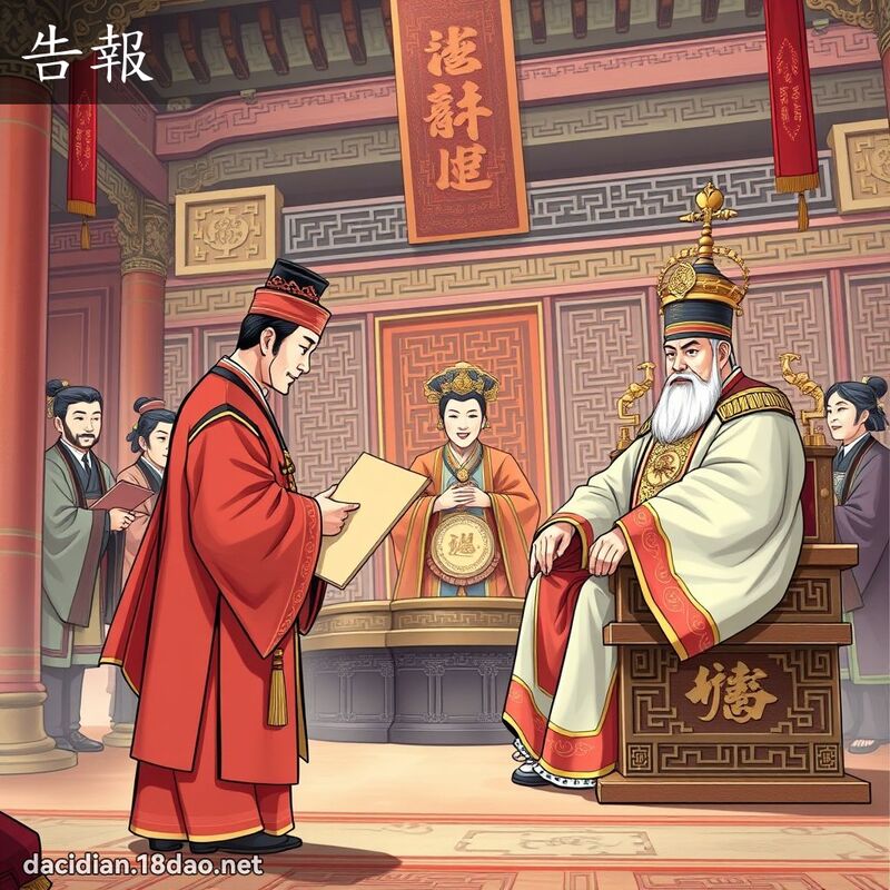 告报 - 国语大辞典配图