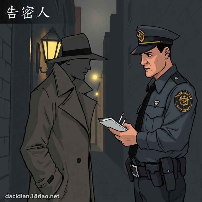 告密人 - 国语大辞典配图