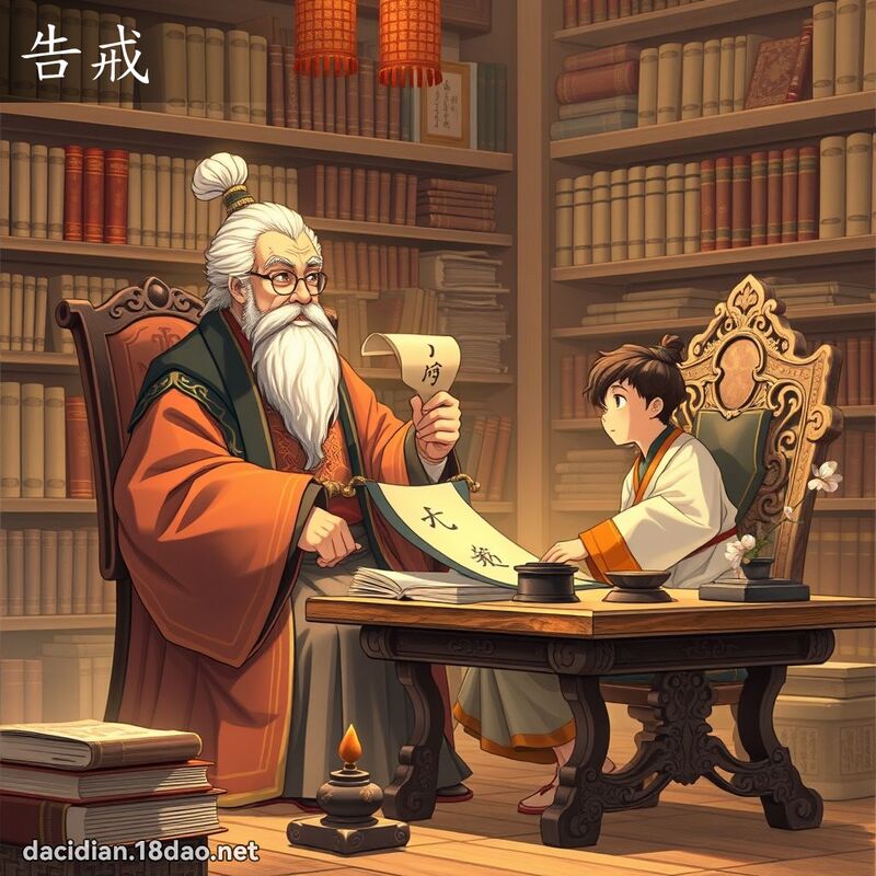 告戒 - 国语大辞典配图