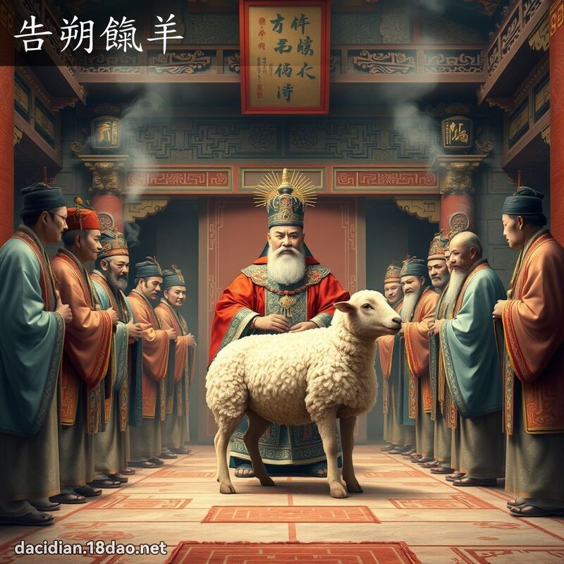 告朔餼羊 - 国语大辞典配图