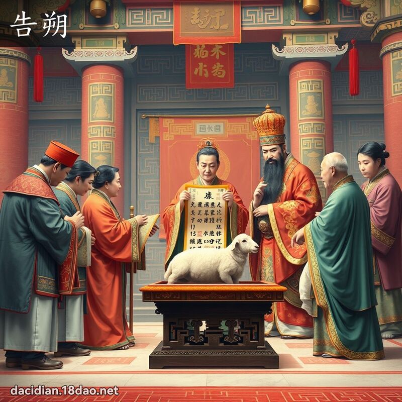 告朔 - 国语大辞典配图