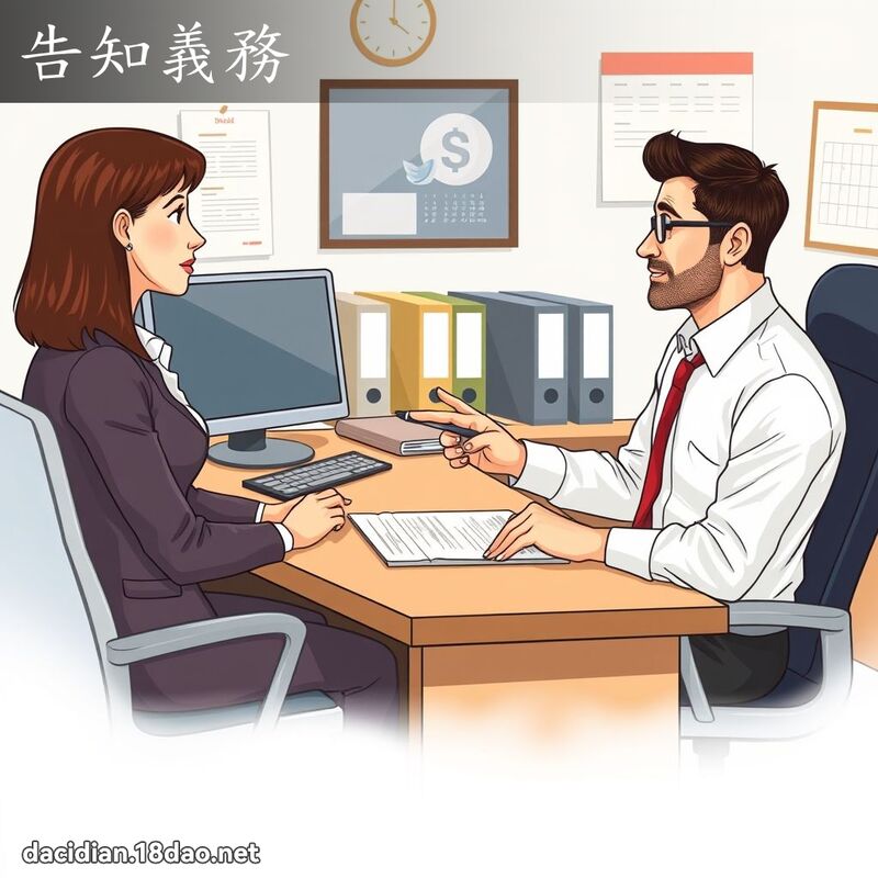 告知义务 - 国语大辞典配图