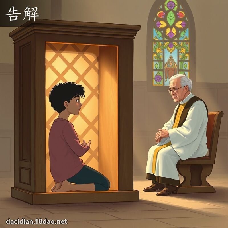 告解 - 國語大辭典配圖