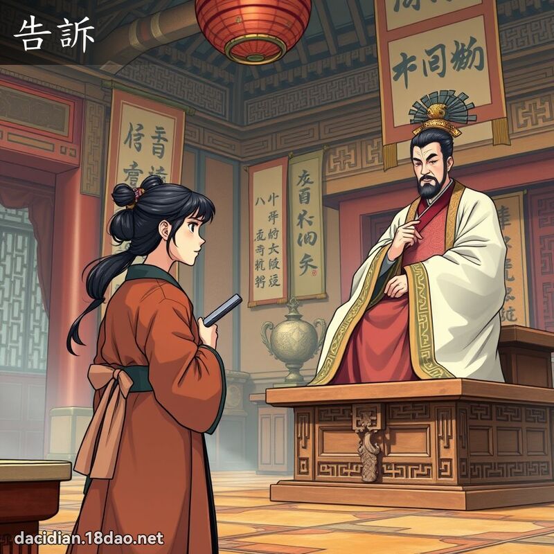 詞語: 告訴 (多意詞)