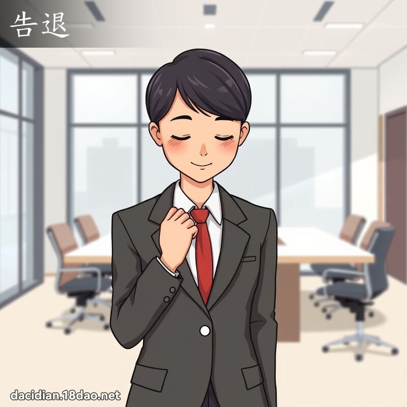 告退 - 国语大辞典配图