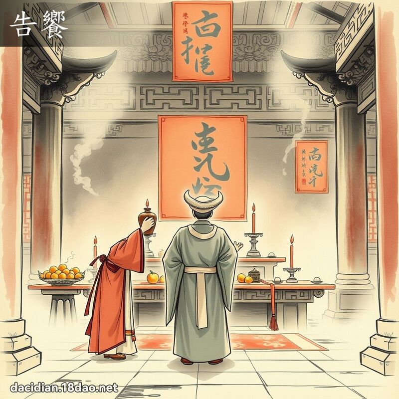 告饗 - 国语大辞典配图