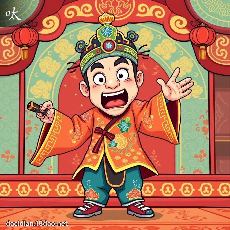 呔 - 國語大辭典配圖