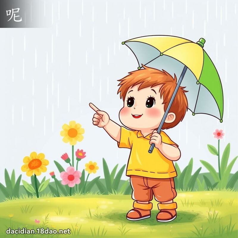 漢字: 呢 (多音字)
