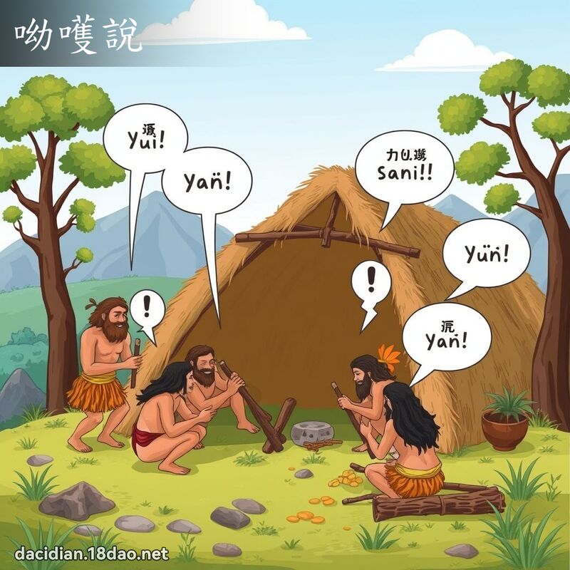 呦嚄说 - 国语大辞典配图