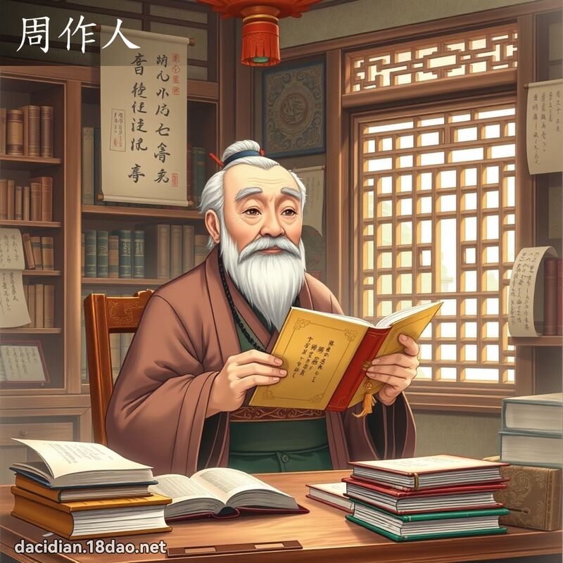 周作人 - 国语大辞典配图