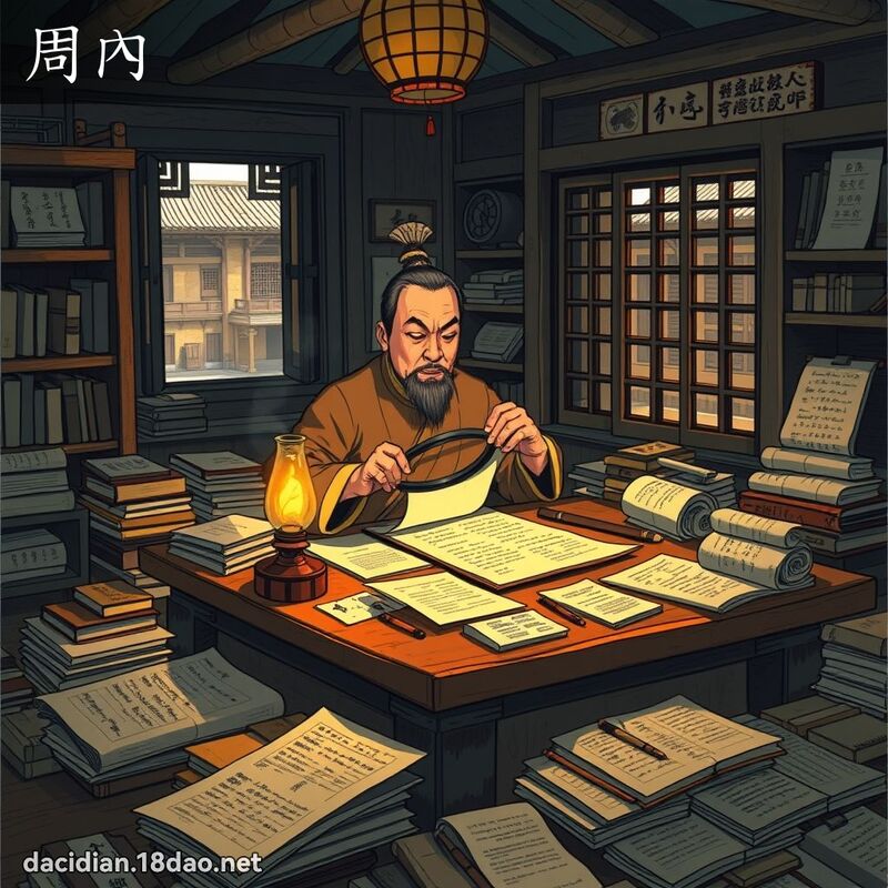 周內 - 國語大辭典配圖