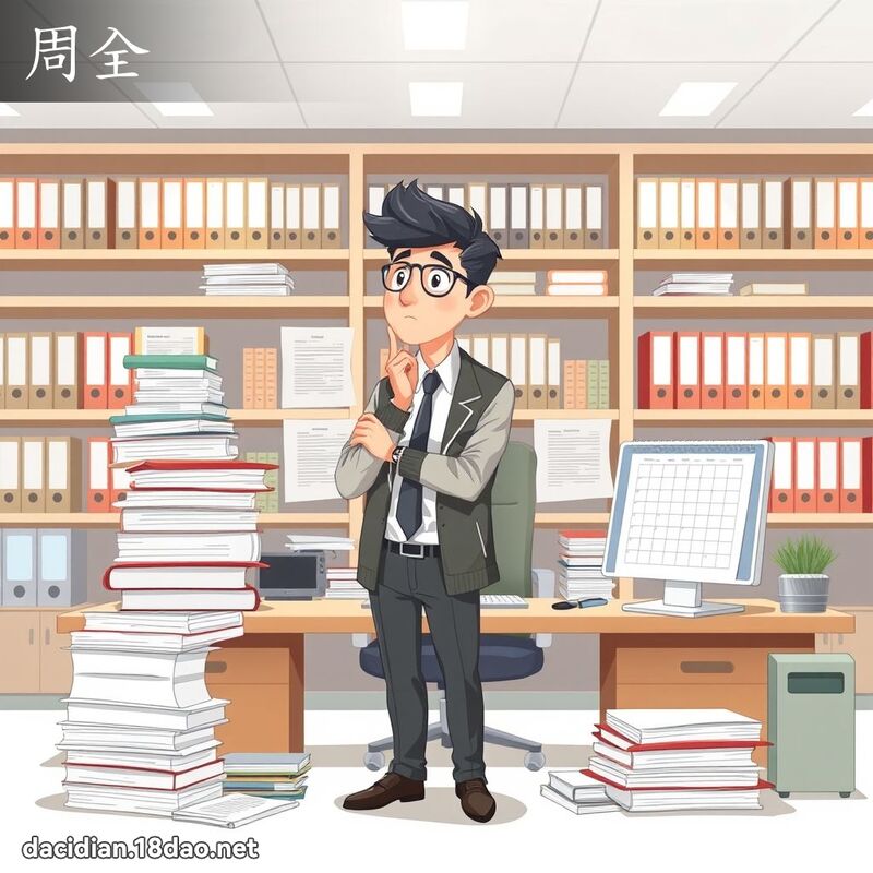 周全 - 國語大辭典配圖