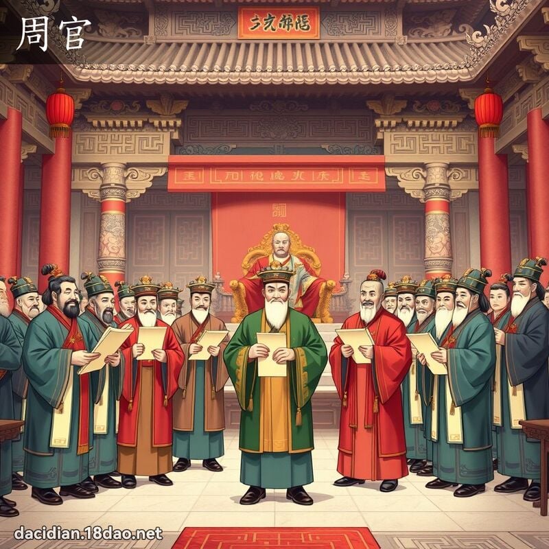 周官 - 國語大辭典配圖