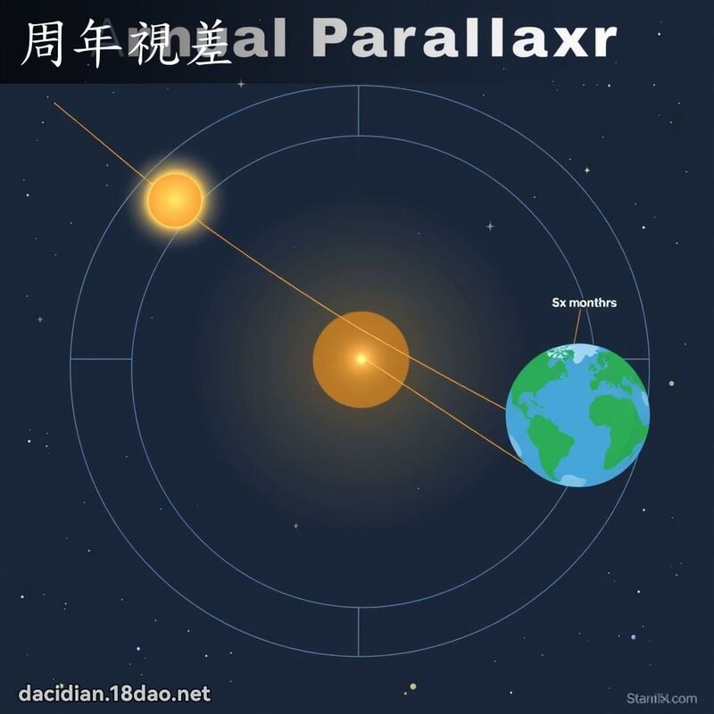 周年视差 - 国语大辞典配图