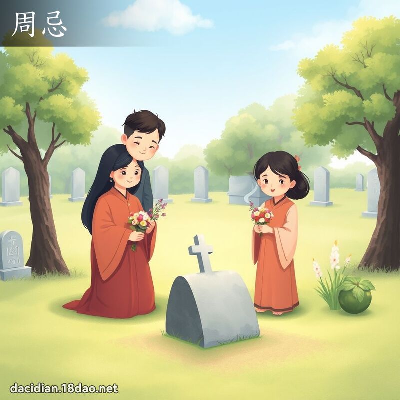 周忌 - 國語大辭典配圖