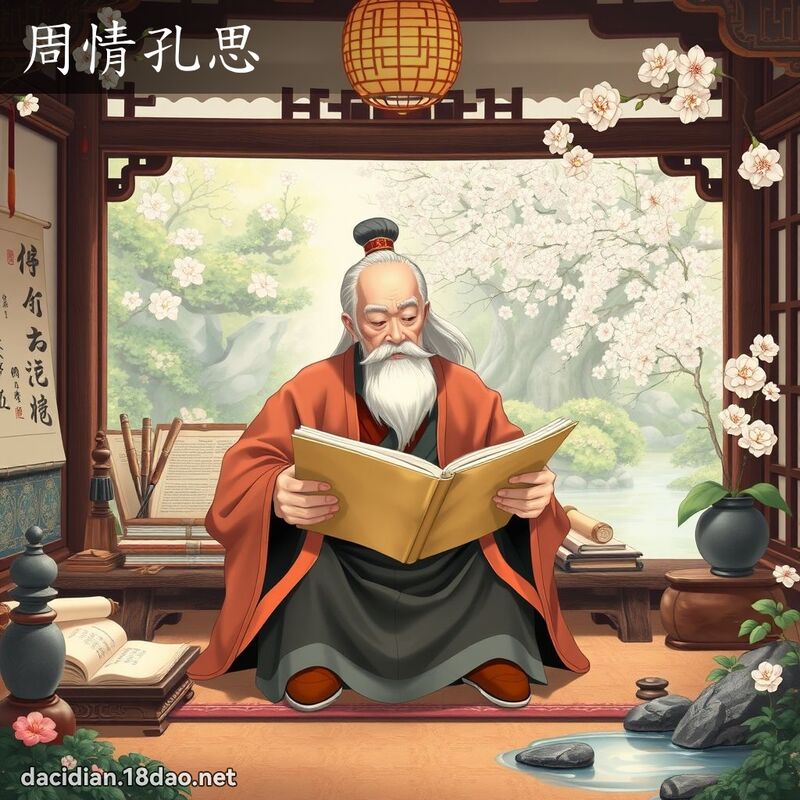 周情孔思 - 國語大辭典配圖