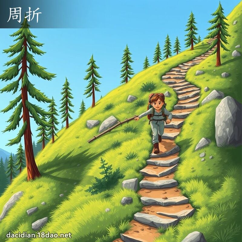 周折 - 國語大辭典配圖