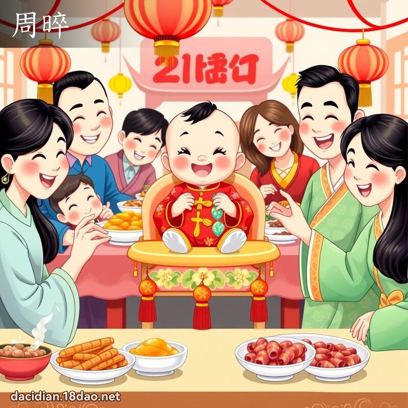 周晬 - 國語大辭典配圖