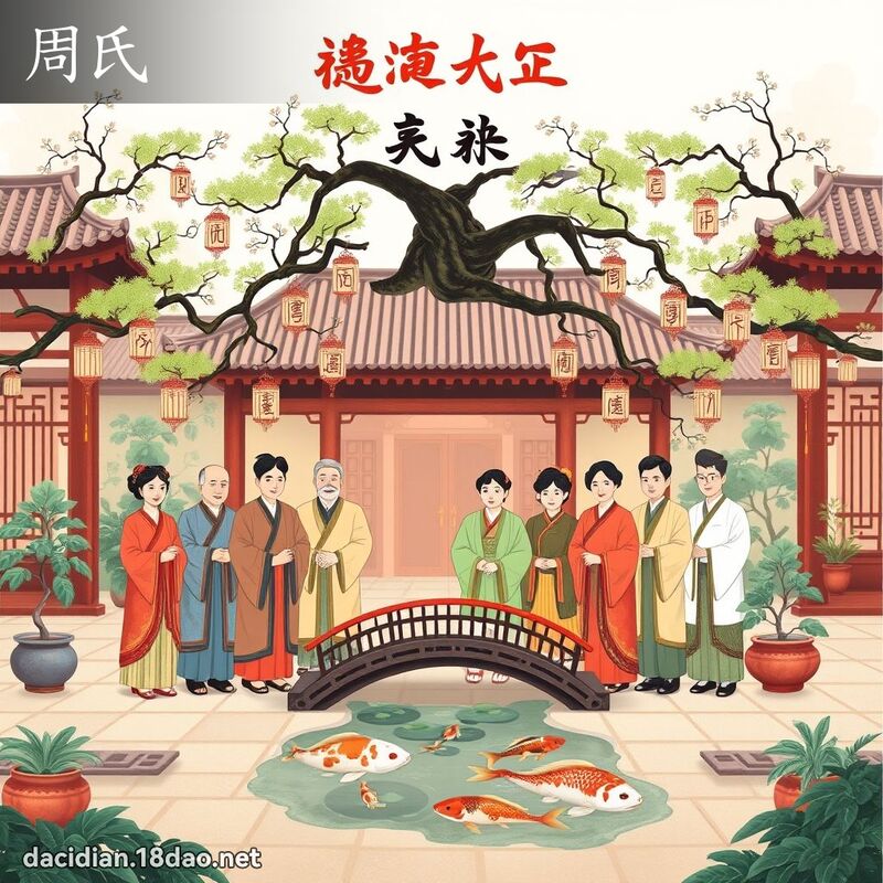 周氏 - 国语大辞典配图