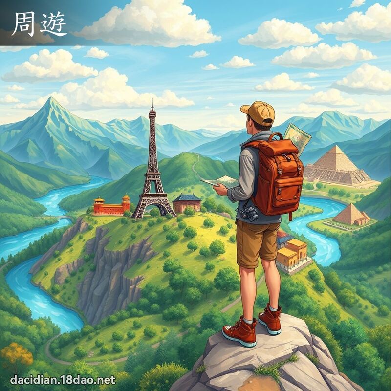 周游 - 国语大辞典配图