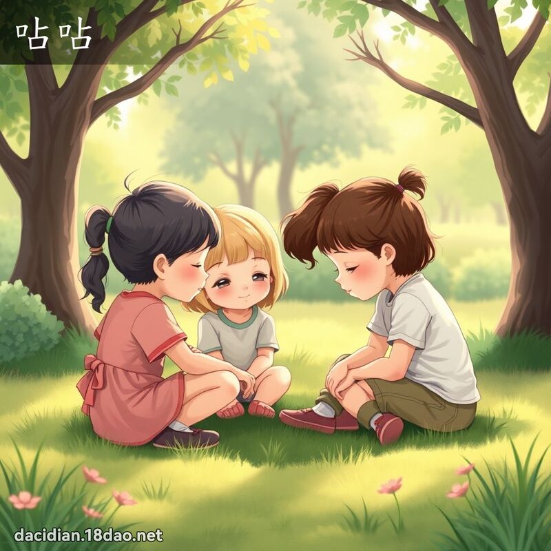 呫呫 - 国语大辞典配图