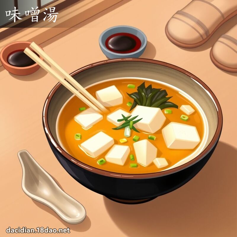 味噌湯 - 國語大辭典配圖