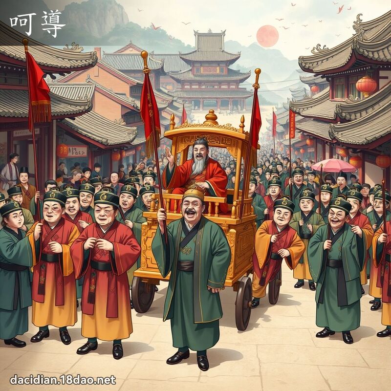 呵导 - 国语大辞典配图