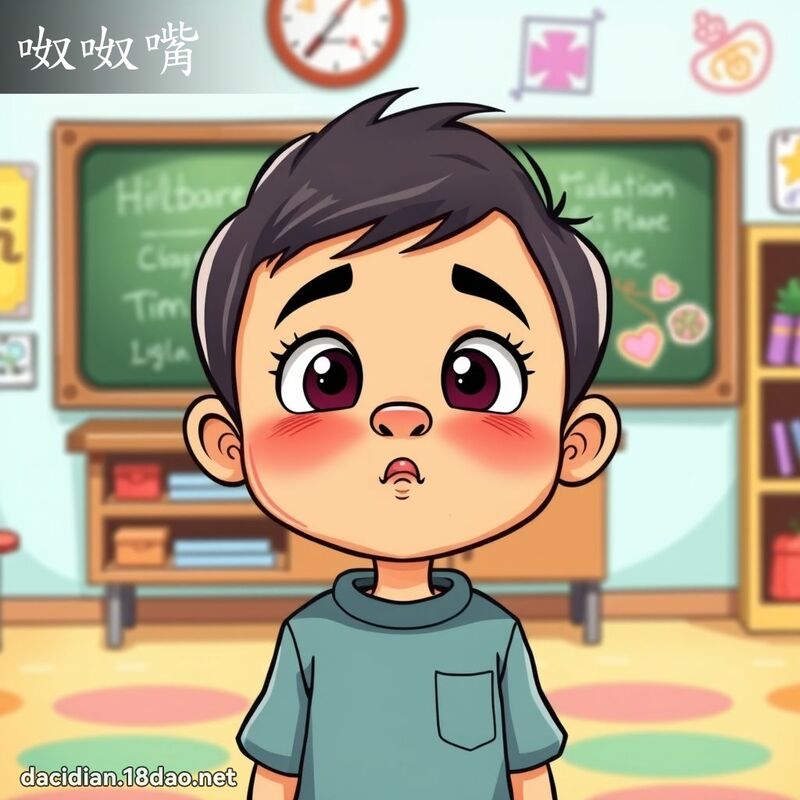 呶呶嘴 - 國語大辭典配圖