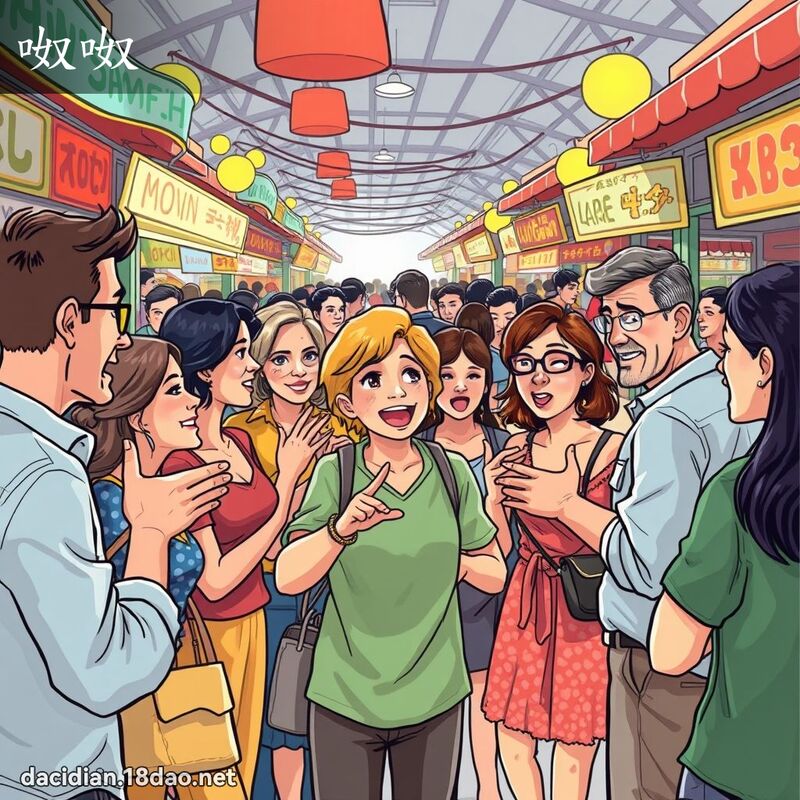 呶呶 - 國語大辭典配圖