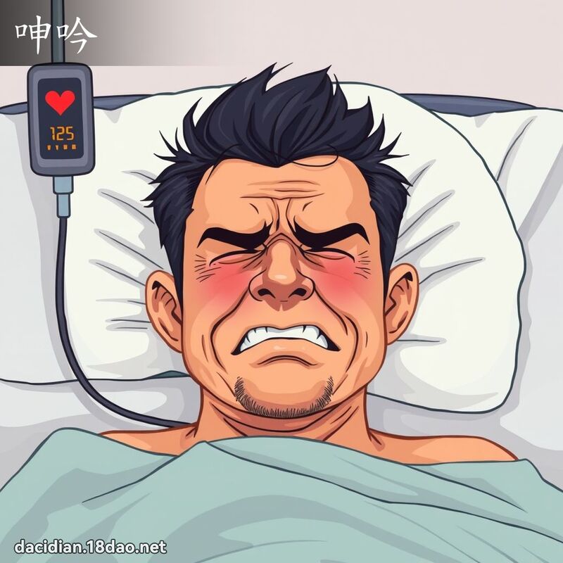 呻吟 - 國語大辭典配圖