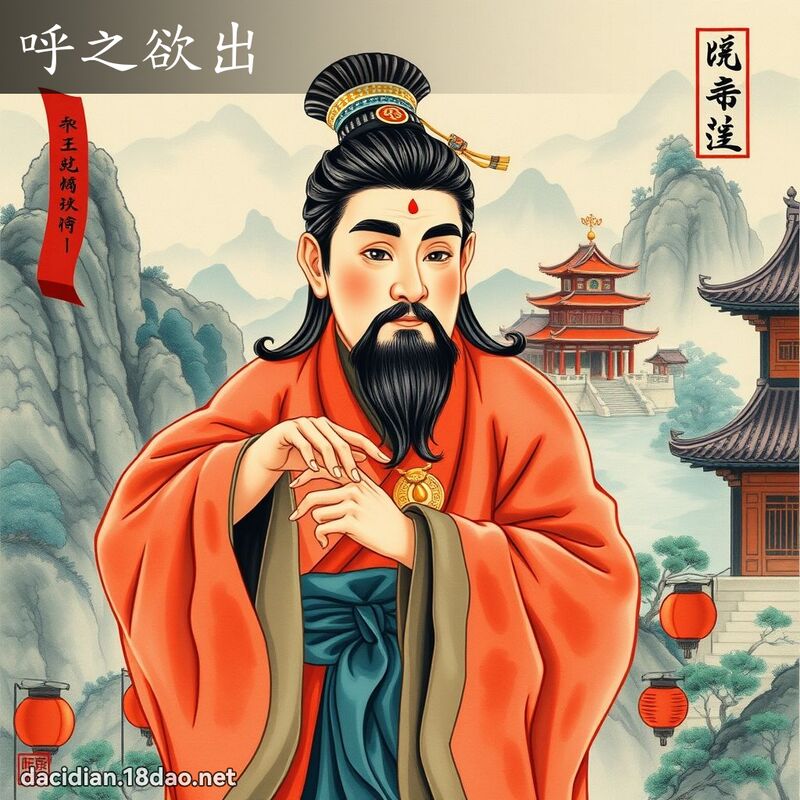 呼之欲出 - 国语大辞典配图